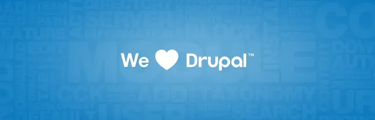 We love Drupal banner
